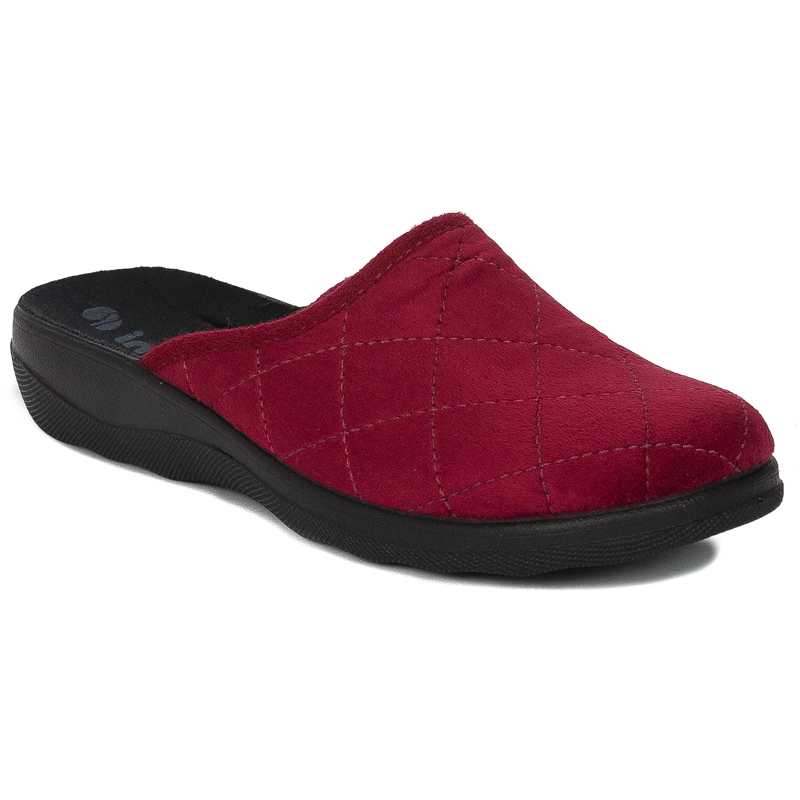 Inblu Kapcie damskie Bordeaux Bordowy
