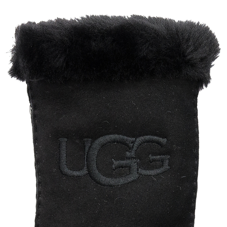 Rękawiczki UGG 20931 W Sheepskin Embroider Glove Black czarne