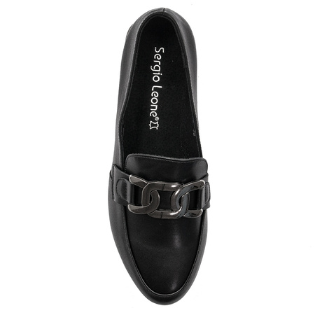 Women's Loafers Shoes Sergio Leone Black