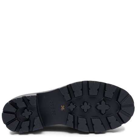 Guess Elegant Patent Leather Chunky Loafers Black FLFYAA-ELE14-BLK