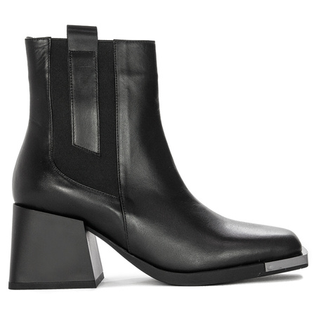 Boccato Women's Leather Boots warmed Black