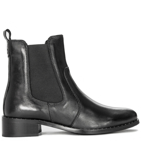 Sztyblety Venezia Kay ESTER2129E Black skórzane Czarne