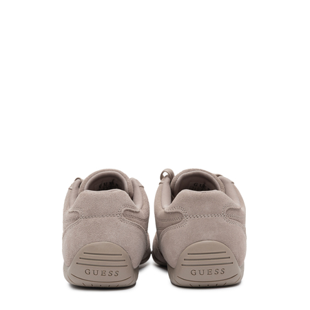 Guess Zamszowe Sneakersy Damskie Niskoprofilowe Sznurowane Beżowe FLPGABSUE12 SAND