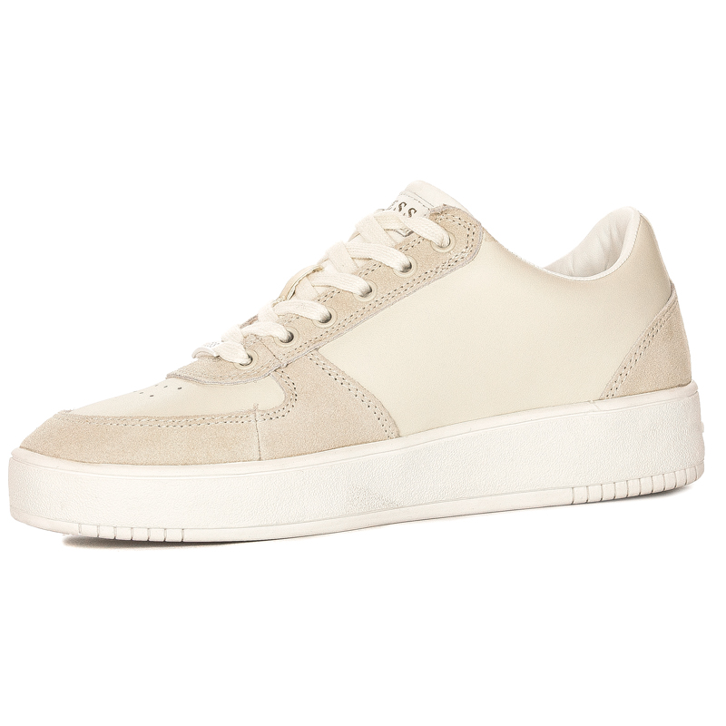Guess Sneakersy SIDNY IVORY beżowe