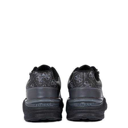 Guess Chunky Side-Zip Sneakers 4G Monogram Black FMFVALELE12-BLACK