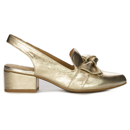 Maciejka N6539-25/00-1 Gold Pumps