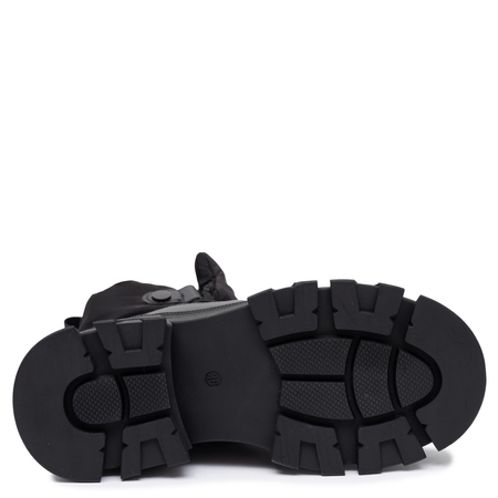 Lee Cooper Zimowe Ocieplane Botki Na Platformie Czarne LCJ-26-01-4628LA