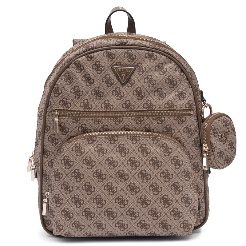 Guess Adrian Logo Plecak Miejski Monogram Beżowy TWNB2168350-CAMEL