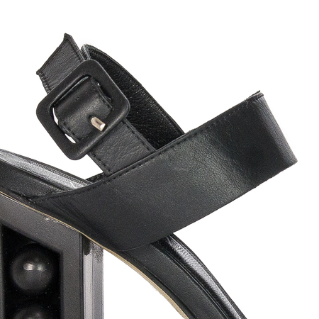 Venezia Esti Black Sandals
