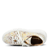 Maciejka Leather Sneakers Platform White-Gold 06891-11/00-8