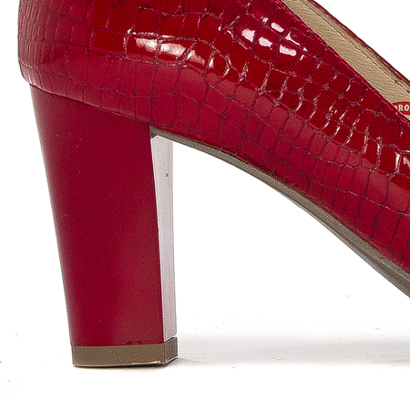 Bioeco by Arka Women's shoes, red, leather