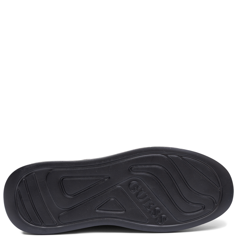 Guess Black Leather Men's Sneakers Insulated Black FMFEAL-LEM12-BLK