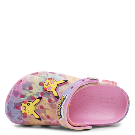 Crocs Classic Pokémon Clog Klapki Dziecięce Dziewczęce Różowe 211229-90H