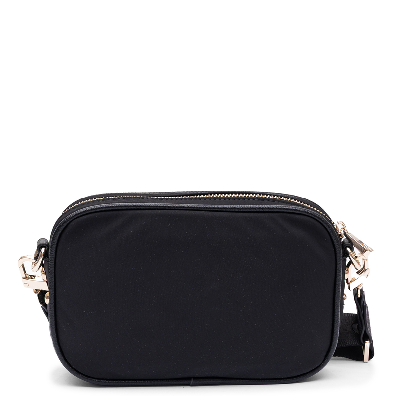 Guess Eco Gemma Double Zip Crossbody Bag Black HWEYG839572-BLACK