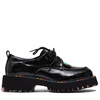 Artiker Women's Leather Patent Black Shoes