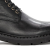 Marco Tozzi Black and Gold Leather Boots