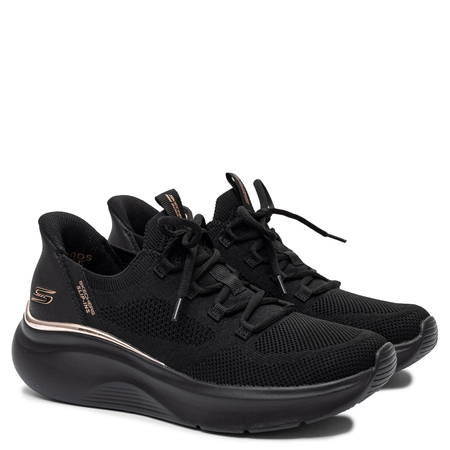 Skechers Slip-ins Sneakersy Damskie Sportowe Czarne 117617-BBK