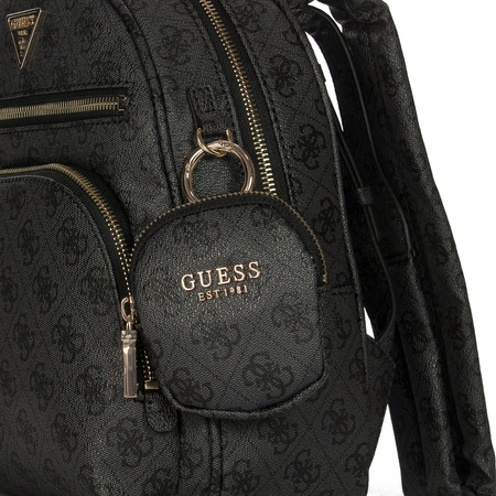 Guess Women's Backpack with Logo Gray SL712435-COAL LOGO