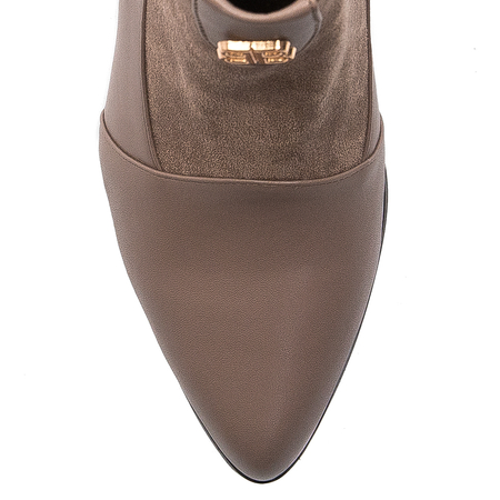 S.Barski Women's boots ankle boots beige