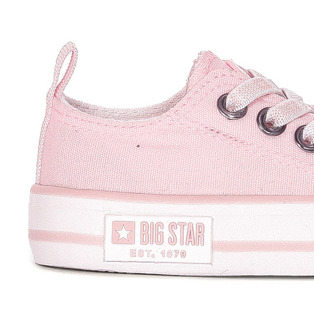 Big Star Trampki dziecięce dziewczęce Pink różowe