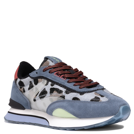 Hoff Leather Sneakers Animal Print Blue 22603001