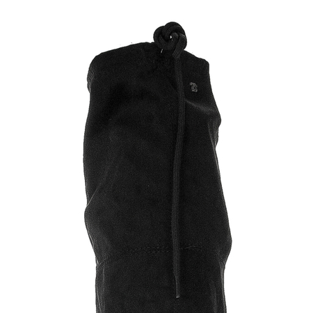 Kozaki T.Sokolski HX Z21-132 BLK marszczone za kolano Czarne