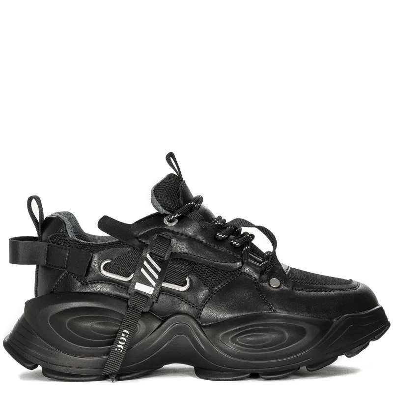 GOE Black Women's Sneakers