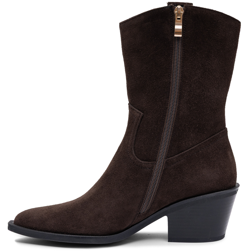 Maciejka Chocolate Suede Leather Elegance Shoes K7809-02/00-7K7809-02/00-7