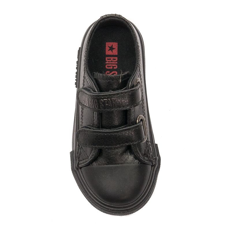 Big Star Black children's sneakers with Velcro fasteners