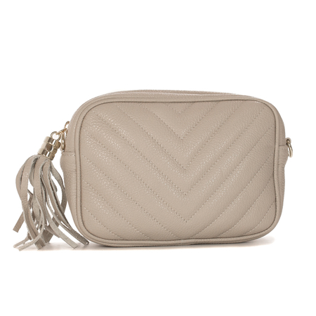 Maciejka Beige Leather Women's Handbag