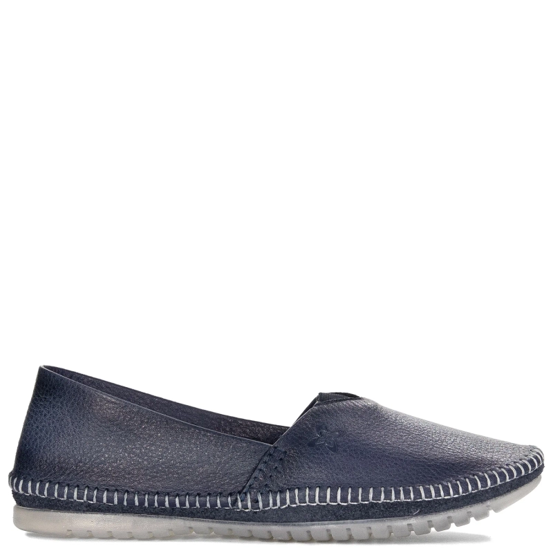 Maciejka Women's Leather Half Shoes Dark Jeans