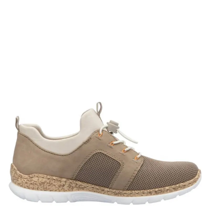 Rieker Sneakersy Półbuty Damskie Brown
