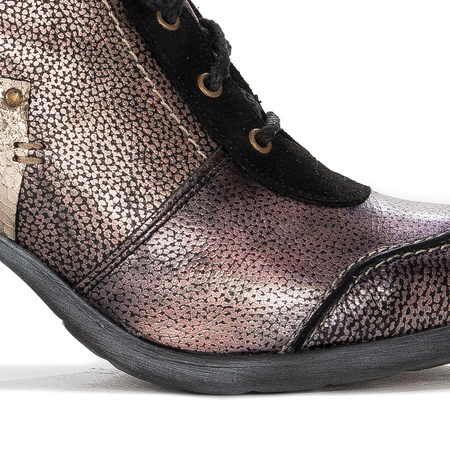 Maciejka Leather Black & Gold Boots