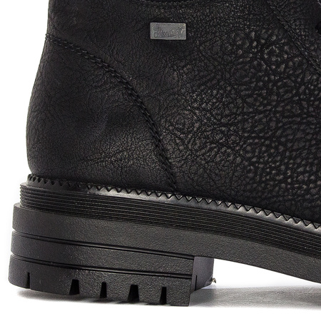 Rieker Y3163-00 Warned Black Boots
