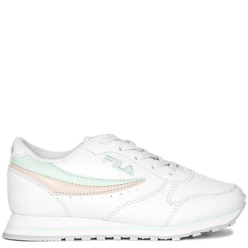 Fila Sneakersy buty dziecięce Orbit Low Kids White Bay białe