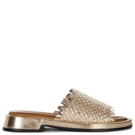 Artiker Women's Leather Sandals Gold