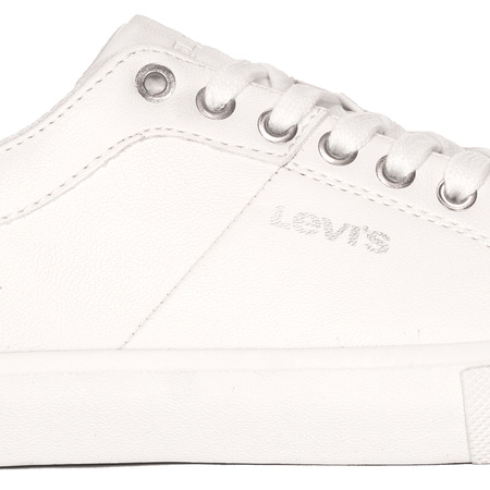 Levi's Sneakersy półbuty damskie Woodward S 50-Brilliant White Białe