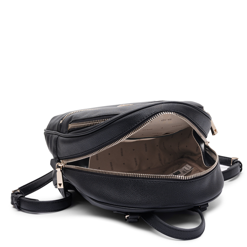 Guess Miejski Duży Plecak Złote Detale Czarny HWBG7118330-BLACK