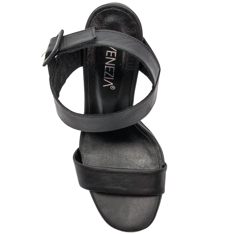 Venezia Esti Black Sandals