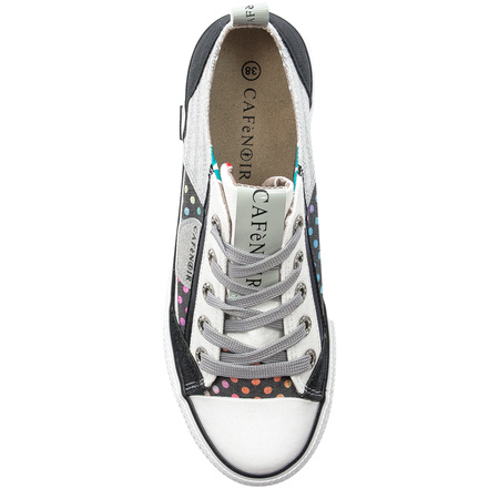 CAFENOIR Women's Sneakers Fabric Nero Black
