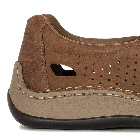 Rieker Men's Brown Slip-on Low Shoes