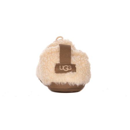 UGG Kapcie damskie W PLUSHY Slipper Natu/ Chestnut