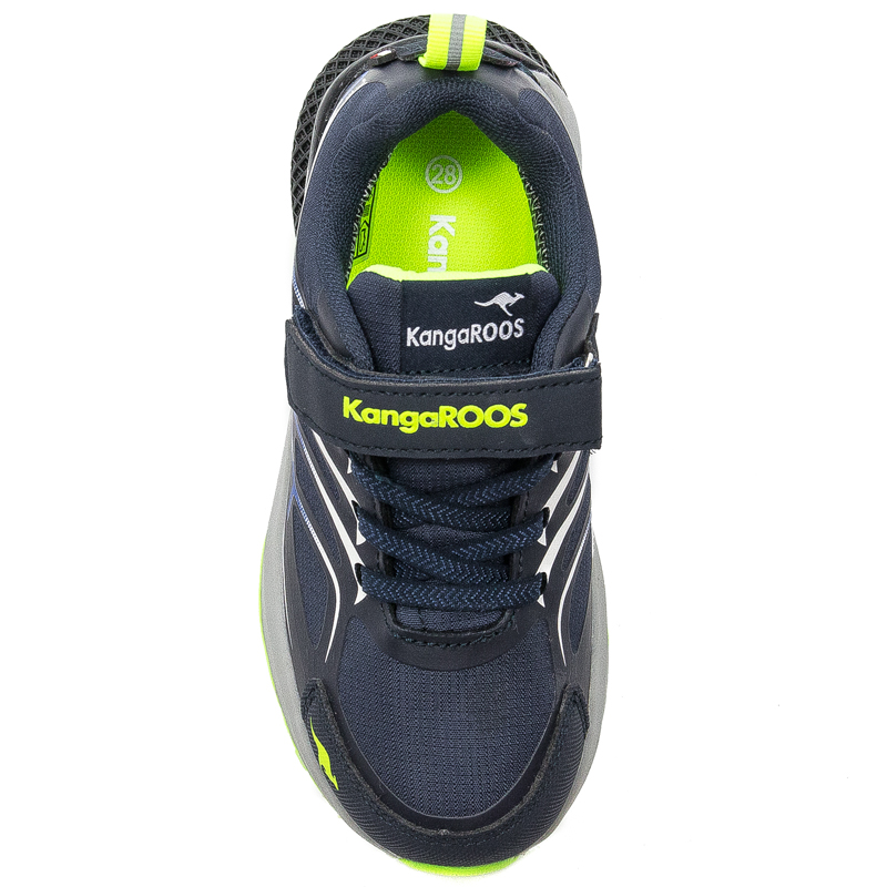 Kangaroos Sneakersy półbuty dziecięce chłopięce DK Navy/Lime