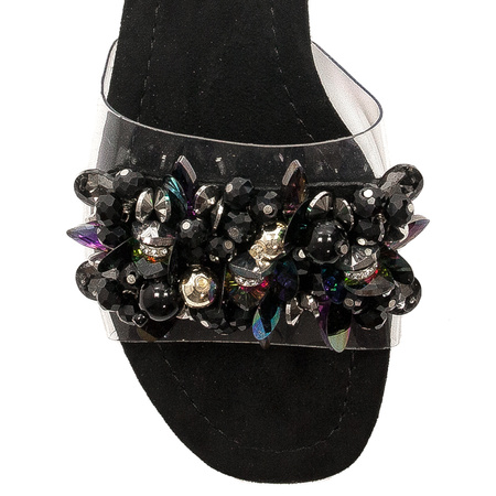 S.Barski Women's Slides Black