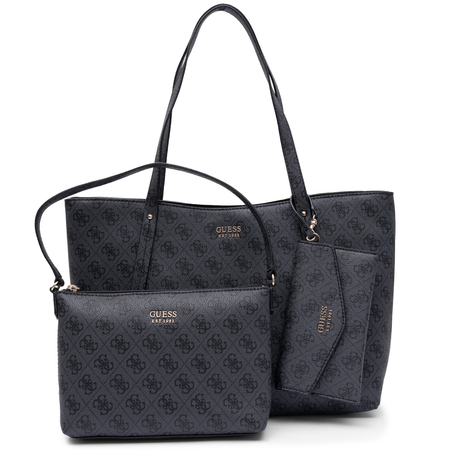 Guess Abey Classic Women's Tote Bag A4 With Pouch Black HWLG9648240-BLACK