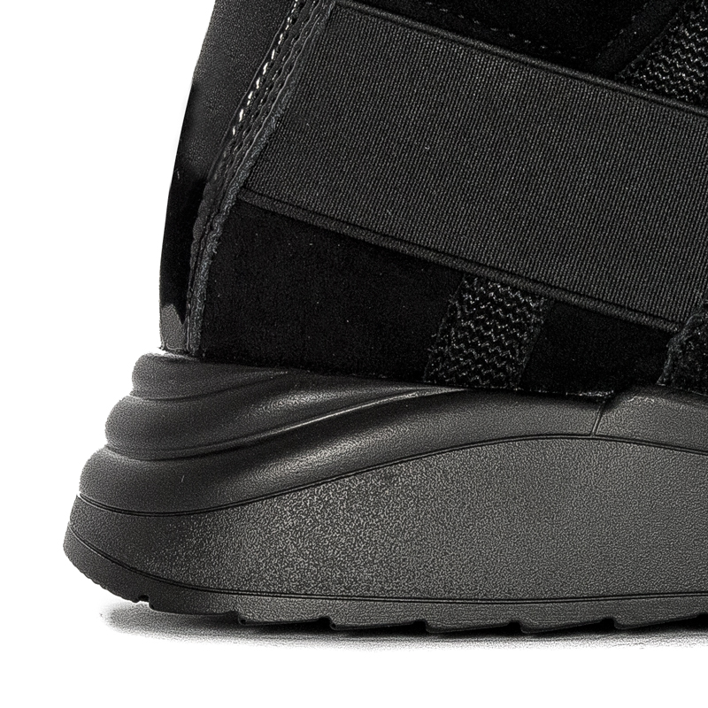 Półbuty Sneakersy damskie Filippo skórzane czarne