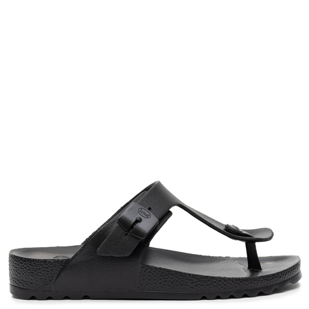 Scholl Japonki Klapki na Platformie Czarne F27454-1004
