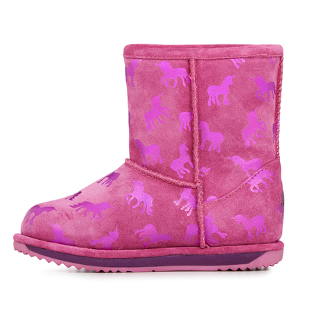 EMU Australia Rainbow Unicorn Brumby K12373 Deep Pink