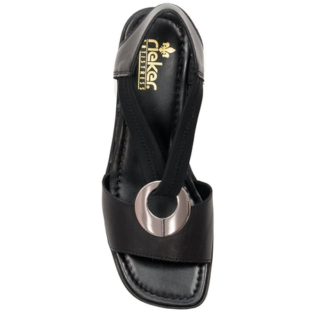 Rieker 62662-01 black Sandals