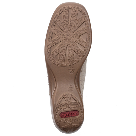 Rieker Women's Velcro Beige Low Shoes